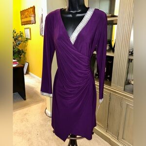 Regal purple dress by MSK size M